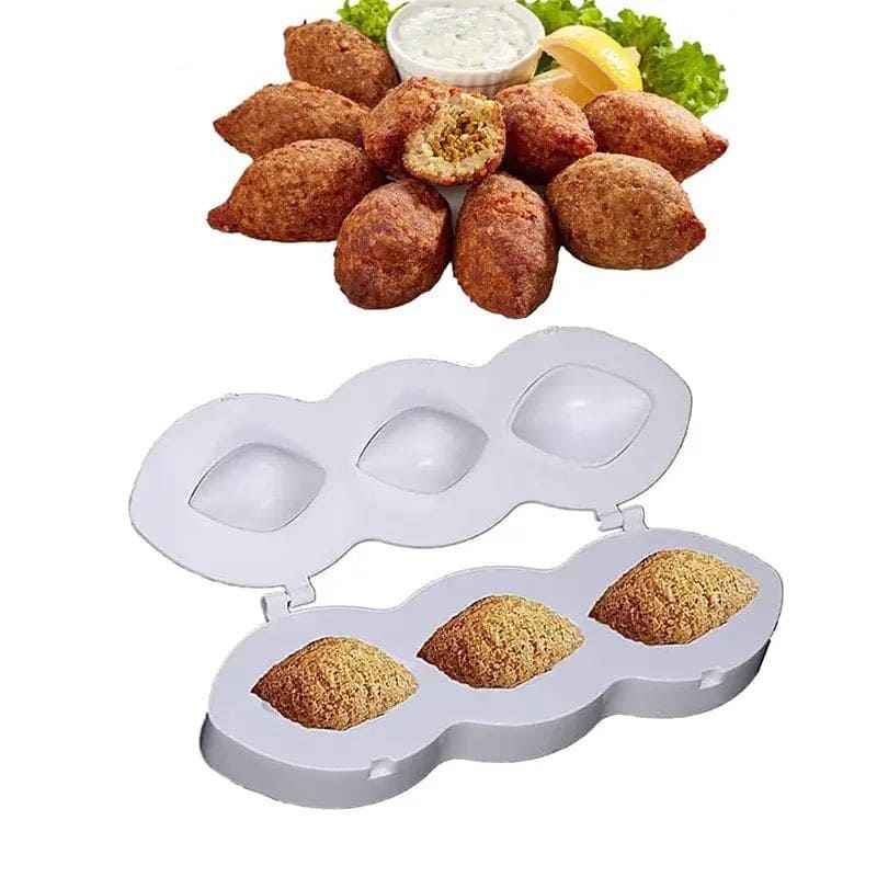 Manual Kabab Maker, Plastic Meatball Mold, Kitchen Homemade Stuffed Meatballs Maker, Kebbah Ballers Makers, Rugby Shape Meatball Mold, Stuffed Meatballs Apparatus, Fried Kebbah Kitchen Cooking Tools Manual Kabab Maker, Plastic Meatball Mold, Kitchen Homemade Stuffed Meatballs Maker, Kebbah Ballers Makers, Rugby Shape Meatball Mold, Stuffed Meatballs Apparatus, Fried Kebbah Kitchen Cooking Tools